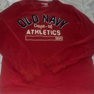 Old Navy Red Athletic Thermal shirt